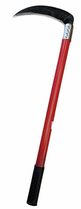 55cm Sickle Farming Reaping Hook Gardening Grass Long Handle Scythe Weeder - Front View