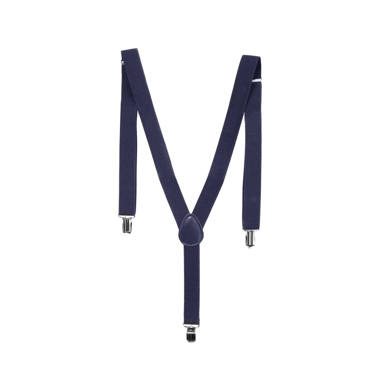 Chic Grey Elastic Suspenders for Unisex - Adjustable Slim Fit Braces for Formal Occasions
