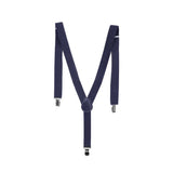 Chic Grey Elastic Suspenders for Unisex - Adjustable Slim Fit Braces for Formal Occasions