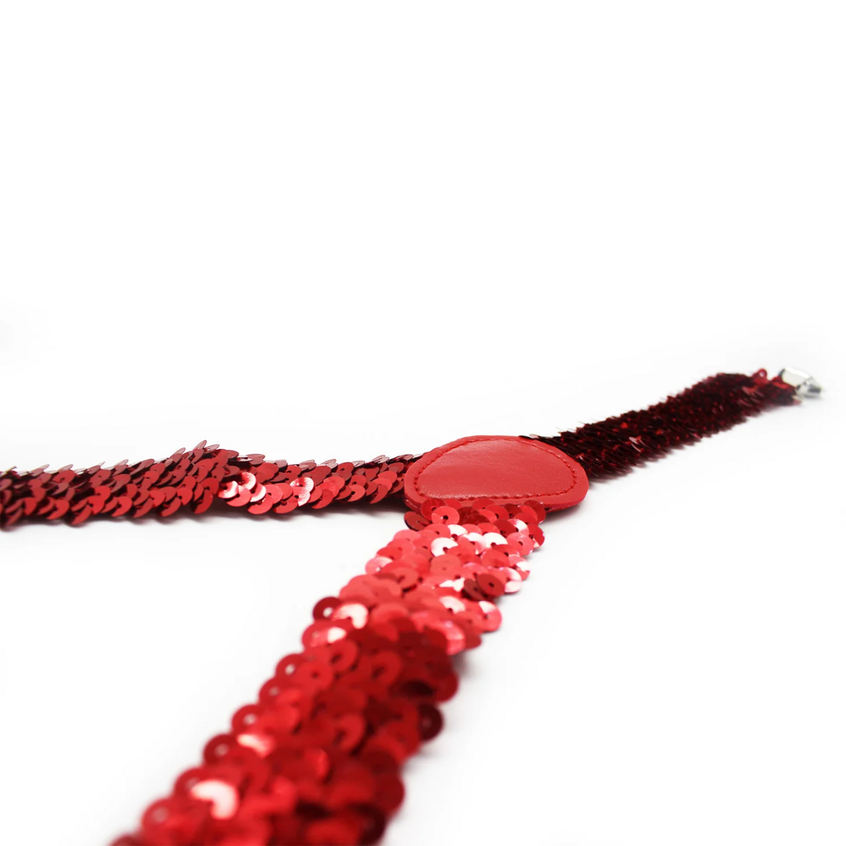 Versatile Adjustable Sequin Suspenders for Any Occasion - Clip-On Elastic Braces for Men and Women