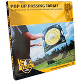 NRL Pop Up Passing Target Rugby Official Fold Away Practice Training w Carry Bag - Side View
