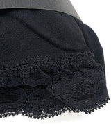 6x Womens Ladies Footless Tights Stockings Pantyhose Leg Hosiery Thermal - Black - Side View