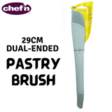 Chef'n Silicone Pastry Brush Butter Dual Ended Kitchen Bakeware - Sky Blue - Side View