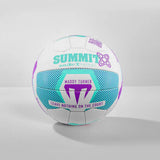 Maddy Turner EVO X Netball Ball - Size 5 Net Ball - Side View