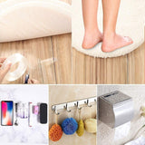 Double-Sided Nano Mounting Tape Traceless Clear Adhesive Invisible Gel 2M x 20mm - Top-Down View