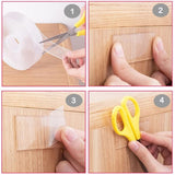 Double-Sided Nano Mounting Tape Traceless Clear Adhesive Invisible Gel 2M x 20mm - 45-Degree Angle