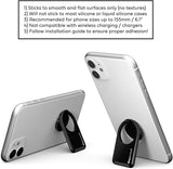 phonetag - Multi-View Phone Stand with Magnetic Ring Holder Universal (Black) - Side View