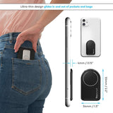 phonetag - Multi-View Phone Stand with Magnetic Ring Holder Universal (Black) - Close-Up Angle