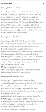 TERRE A MER Pure Hydration Moisture Keratin Aftercare (Travel Hair Repair Kit) - Top-Down View
