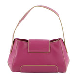 Milleni Mini Fashion Handbag Tote Bag in Magenta - Side View