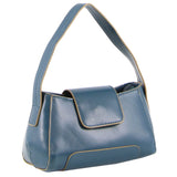 Milleni Mini Fashion Handbag Tote Bag in Teal - Front View