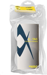 Volkl V-Tac Overgrips Bulk Tennis Badminton Squash Over Grip - White (30 Pack) - Front View