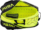 Volkl Classic Tour Combi Bag for 6-9 Racquets in Yellow/Black - Side View