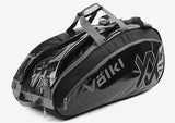 Volkl Primo Combi Tennis Bag Black / Charcoal (V72002) for 6-9 Racquets - Front View