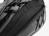 Volkl Primo Combi Tennis Bag Black / Charcoal (V72002) for 6-9 Racquets - Rear View