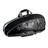 V72004 Primo Pro Tennis Bag - Black / Charcoal - Front View