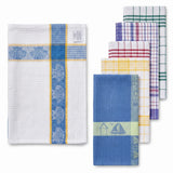 12pcs 100% Cotton Jumbo Tea Towel 90cm x 63cm - Assorted Colours - Side View