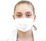 TIGERPLAST Kids Fabric Face Mask Washable Reusable Mask Protect Mouth Cover - Black - Side View