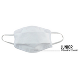TIGERPLAST Kids Fabric Face Mask Washable Reusable Mask Protect Mouth Cover - Black - Low Angle