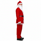 ADULT SANTA CLAUS COSTUME Suit Father Xmas Party Outfit Father Christmas - Side View