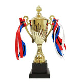 TROPHY CUP Sport Award Football School Table Tennis Gold Trophie - 30cm - Front View