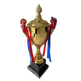 TROPHY CUP Sport Award Football School Table Tennis Gold Trophie - 30cm - Top-Down View