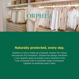 Orphea 2pcs Clothes Protector Flower Scented Natural Diffuser for Closet Wardrobe Hangers - Rear View