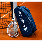 Tecnifibre Tour Endurance 9 Racquet Tennis Bag Squash Padel - Navy Blue - Side View