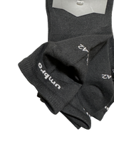 Umbro Men's Black Trainer Ankle Socks - 3 Pair Pack - EU Size 39-42 - Side View