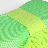 Microfibre Car Wash Mitt Chenille Sponge Ultra Absorbent Drying Towel For Car - Side View