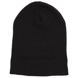 VANS Milford Beanie Warm Winter Knit Hat Ski Cap - Black - Side View