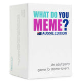 WHAT DO YOU MEME? Party Card Game - Aussie Edition - Front View