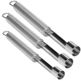 3x WILTSHIRE APPLE CORER Fruit Vegetable Cutter Slicer Tool Stainless Steel - Front View