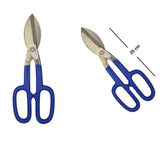 10 Metal Shear Snip Sheet Scissors Heavy Duty Steel Plate Cutting Wire Cutter - Front View
