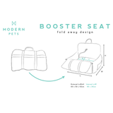 Premium Dog Booster Seat for Small Pets - Side View