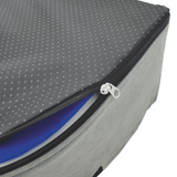 Quilted Dog Booster Seat - Top-Down View