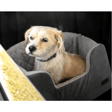 Quilted Dog Booster Seat - Close-Up Angle