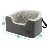 Quilted Dog Booster Seat - Low Angle