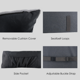 Premium Dog Booster Seat for Medium Pets - Rear View