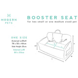 Premium Dog Booster Seat for Medium Pets - Extra Image
