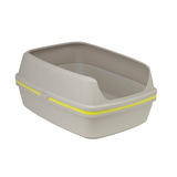 Scoop Free Cat Litter Box, Moderna Lift-to-Sift Grey, Jumbo - Top-Down View