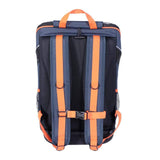 Ibiyaya Ultralight-Pro Backpack Pet Carrier, Navy Blue - Rear View
