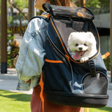 Ibiyaya Ultralight-Pro Backpack Pet Carrier, Navy Blue - Extra Image