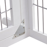 Freestanding Retractable Dog Barrier with Gate Large - Extra Image