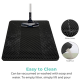 Cat Litter Mat, Honeycomb Dual Layer Design Medium - Top-Down View
