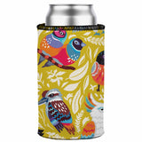 Aussie Birds II Stubby Cooler - Standard - Rear View