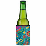 Australian Flowers II Stubby Cooler - Standard - Rear View