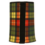 Tartan Print Stubby Cooler - Standard - Top-Down View