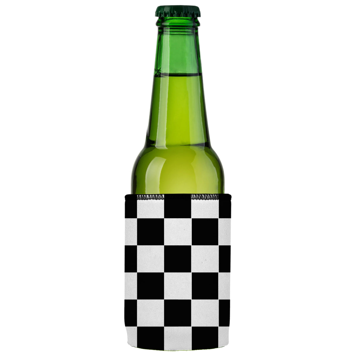 Large Checkerboard Stubby Cooler 2-Pack - Standard