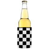 Large Checkerboard Stubby Cooler 2-Pack - Standard - Side View